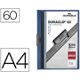 DURABLE DOSSIER DURACLIP A4 60H AZUL OSCURO 2209-07